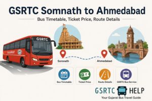 GSRTC Somnath to Ahmedabad